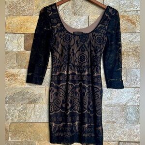 H&M Black Lace Mini Dress XS